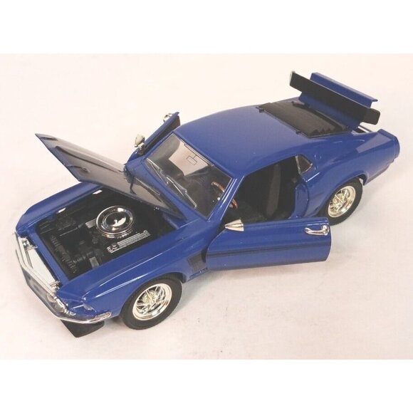 1969 Ford Mustang 302 Boss Arko Die Cast 1:34 Scale Hood Trunk Doors Open - Picture 5 of 11